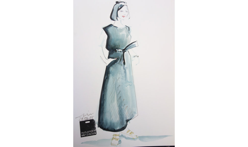 1000x593 Live Sketches For The Outlet City Metzingen Virginia Romo - Outlet Sketch