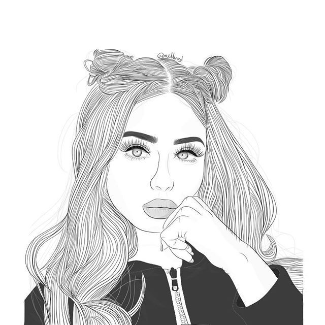640x640 Illustration , Digitalart , Tumblr Outlines, Outline Drawing - Outline Sketch