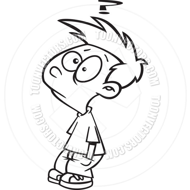 736x736 Collection Of Free Confused Clipart Sketch. Download On Ubisafe - Outline Sketch Of A Person