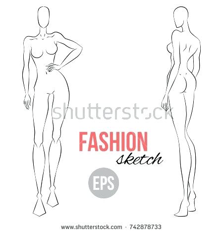 450x470 Human Body Outline Sketch Template Download Woman Form - Outline Sketch Of A Person