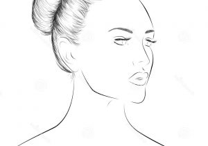 300x210 Women Face Sketch Outline Woman Face Sketch Outline Photos Women - Outline Sketch Of A Woman