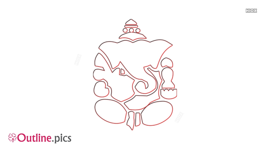 934x534 Lord Ganesha Outline Sketches @ Outline.pics - Outline Sketch Of Lord Ganesha