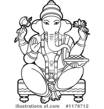 Outline Sketch Of Lord Ganesha at PaintingValley.com | Explore ...
