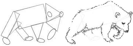 450x156 How To Draw Animals - Outline Sketches Of Animals