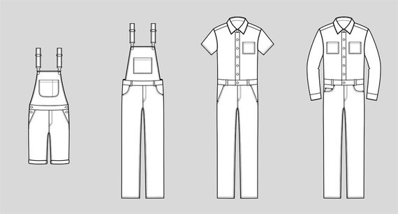 Overalls Sketch At Explore Collection Of Overalls