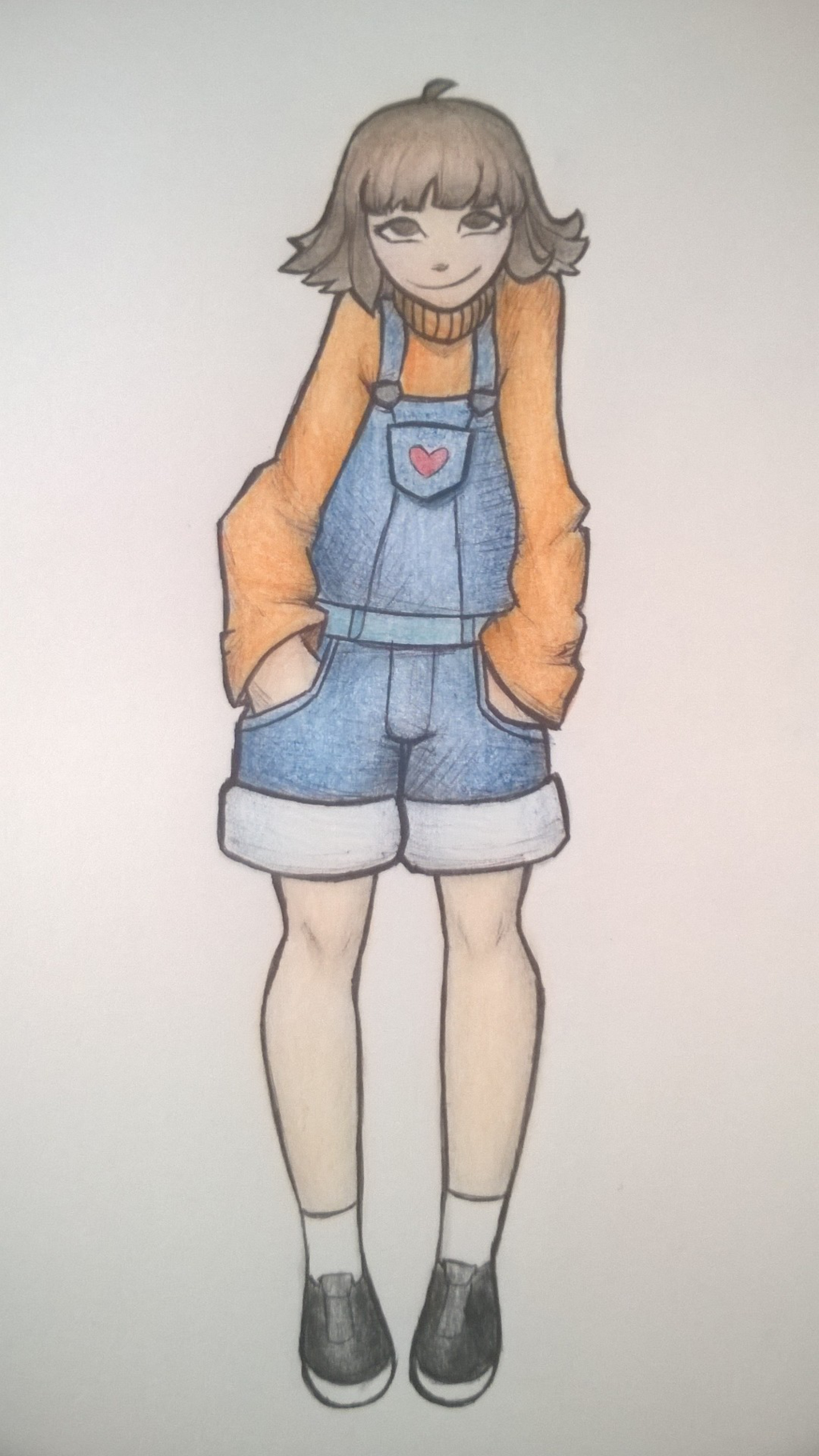 1024x1820 Overalls Are Cute By Elloxomow - Overalls Sketch
