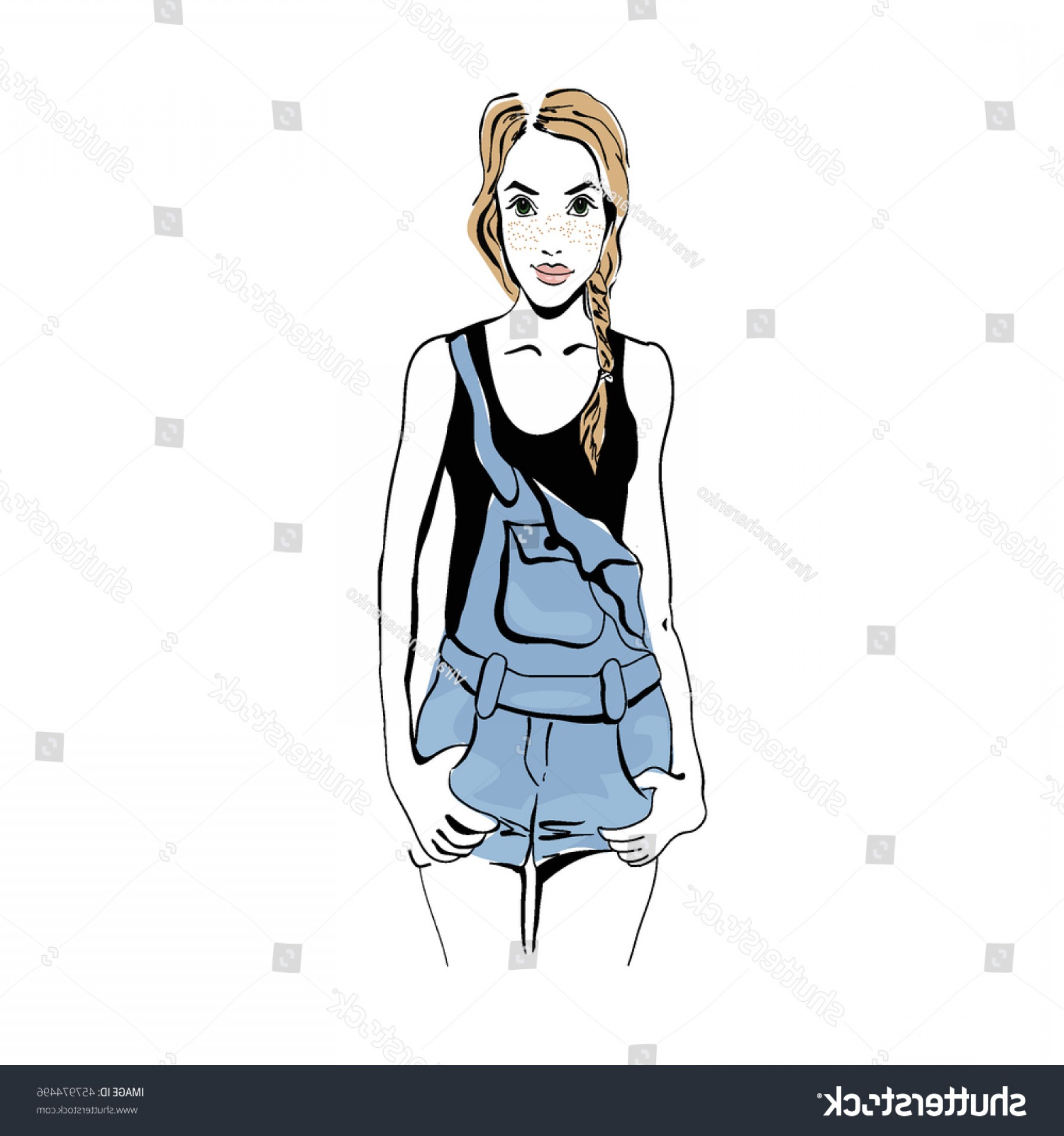 Overalls Sketch At Explore Collection Of Overalls