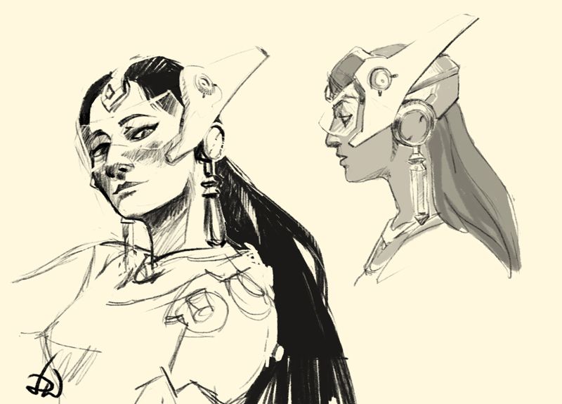 800x575 Dealwrought, Two Overwatch Sketches! Symmetra - Overwatch Sketches