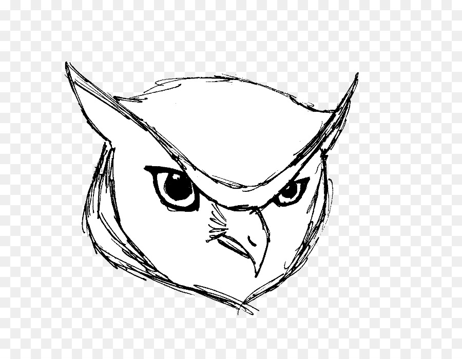 900x700 Owl Sketch Line Art Clip Art Dog - Owl Sketch