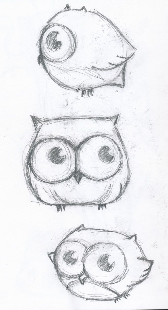 663x1222 Little Owl Drawing - Owl Sketch Images