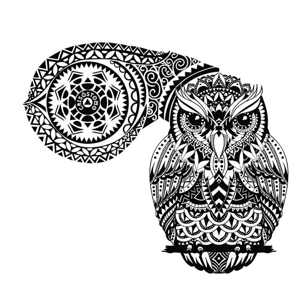 600x600 Owl Tattoo Meanings Custom Tattoo Design - Owl Tattoo Sketch