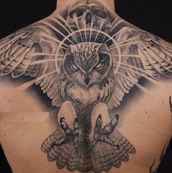 600x602 44 Gorgeous Owl Tattoo Designs That You Will Want To Get - Owl Tattoo Sketch