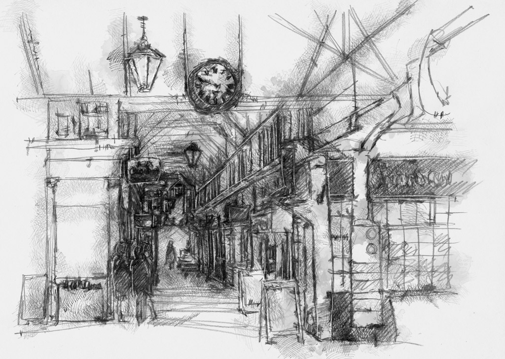 1024x729 Oxford Market Seanbriggs - Oxford Sketch