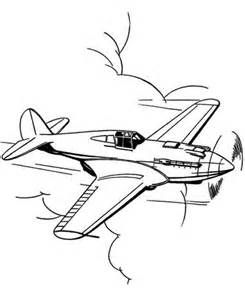 245x300 Coloring Page - P 51 Mustang Sketch