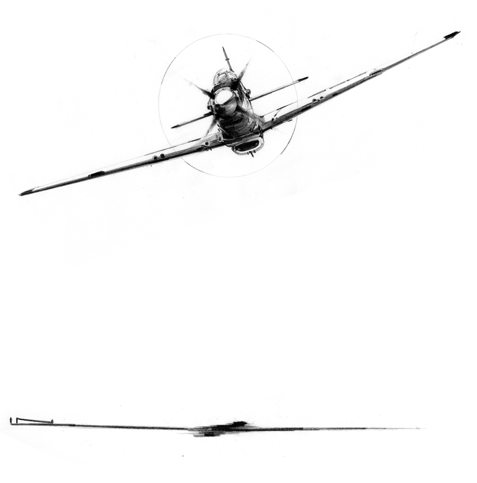 945x957 Speedbirds P51 Mustang - P51 Mustang Sketch