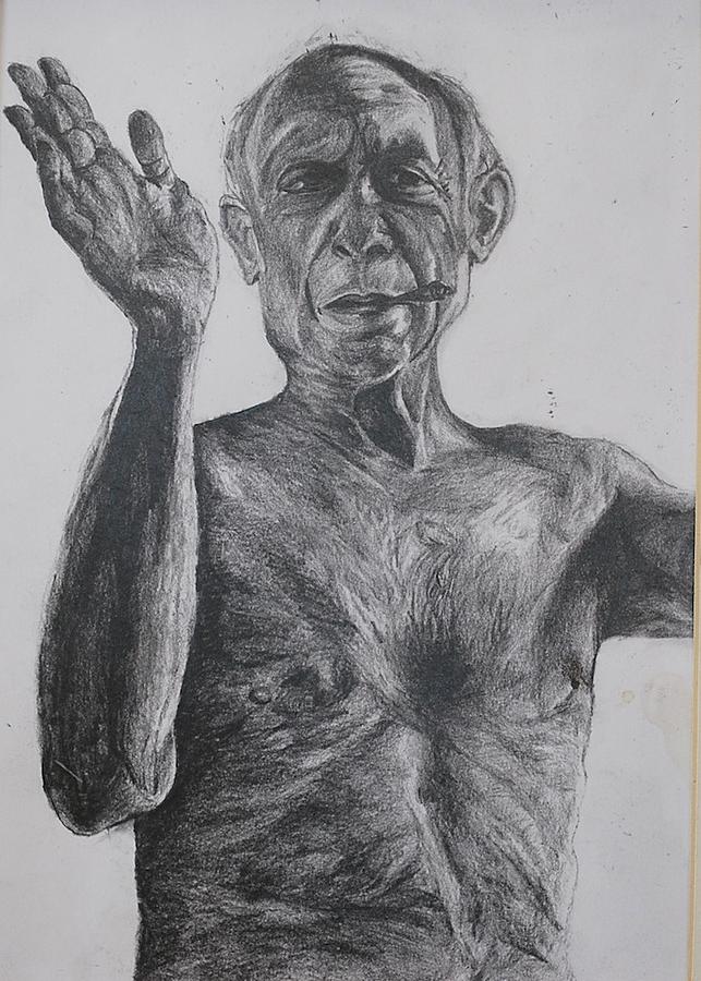 643x900 Pablo Picasso Drawing By Mackenzie Scott - Pablo Picasso Sketches