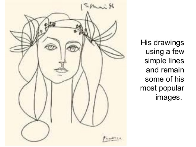 638x479 Pablo Picasso Line Drawings - Pablo Picasso Sketches