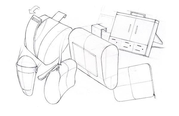 600x388 Sketches On Behance - Package Sketch