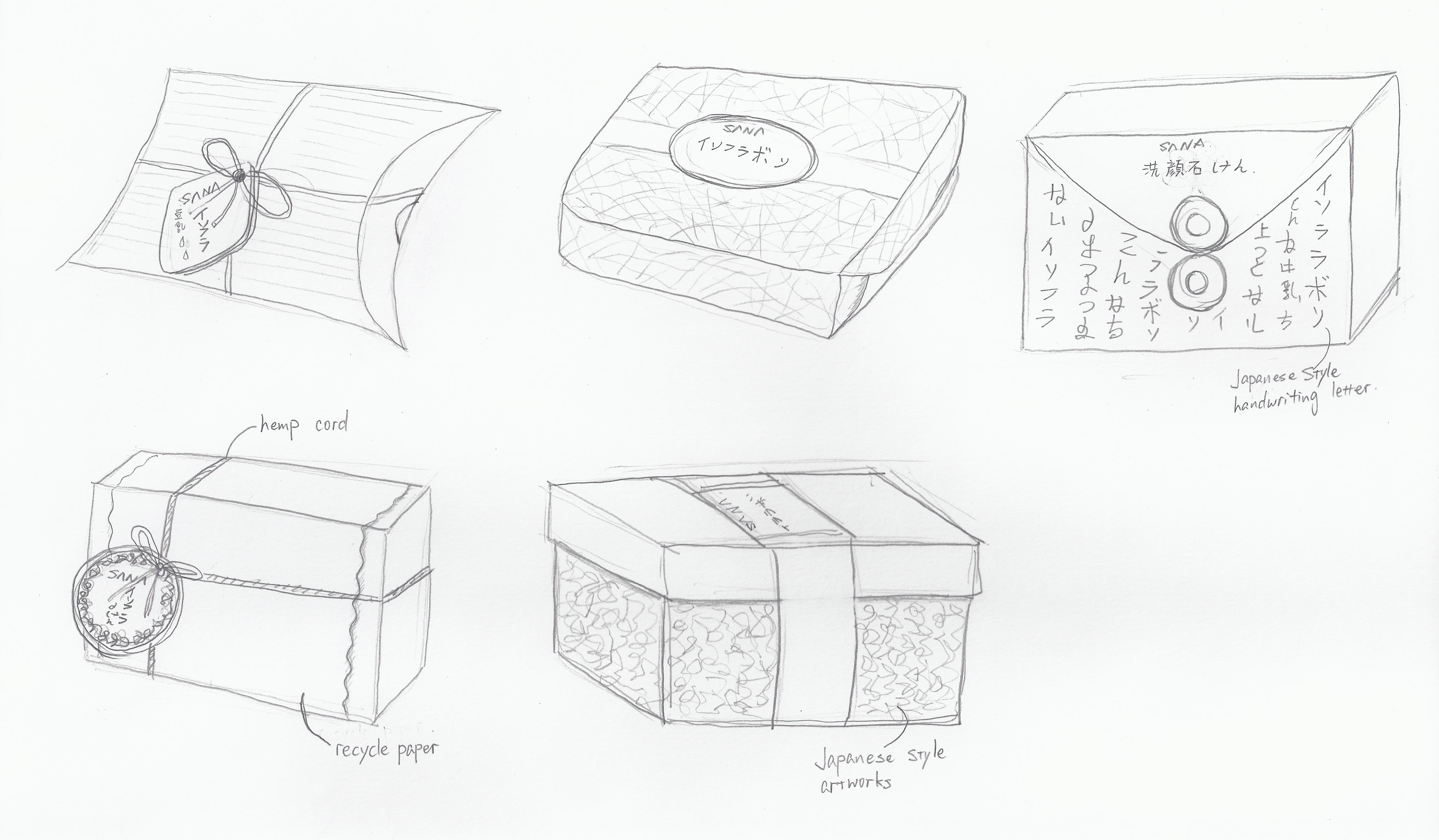 4192x2448 Sketches For Project2 Kaiweizhu - Packaging Sketches