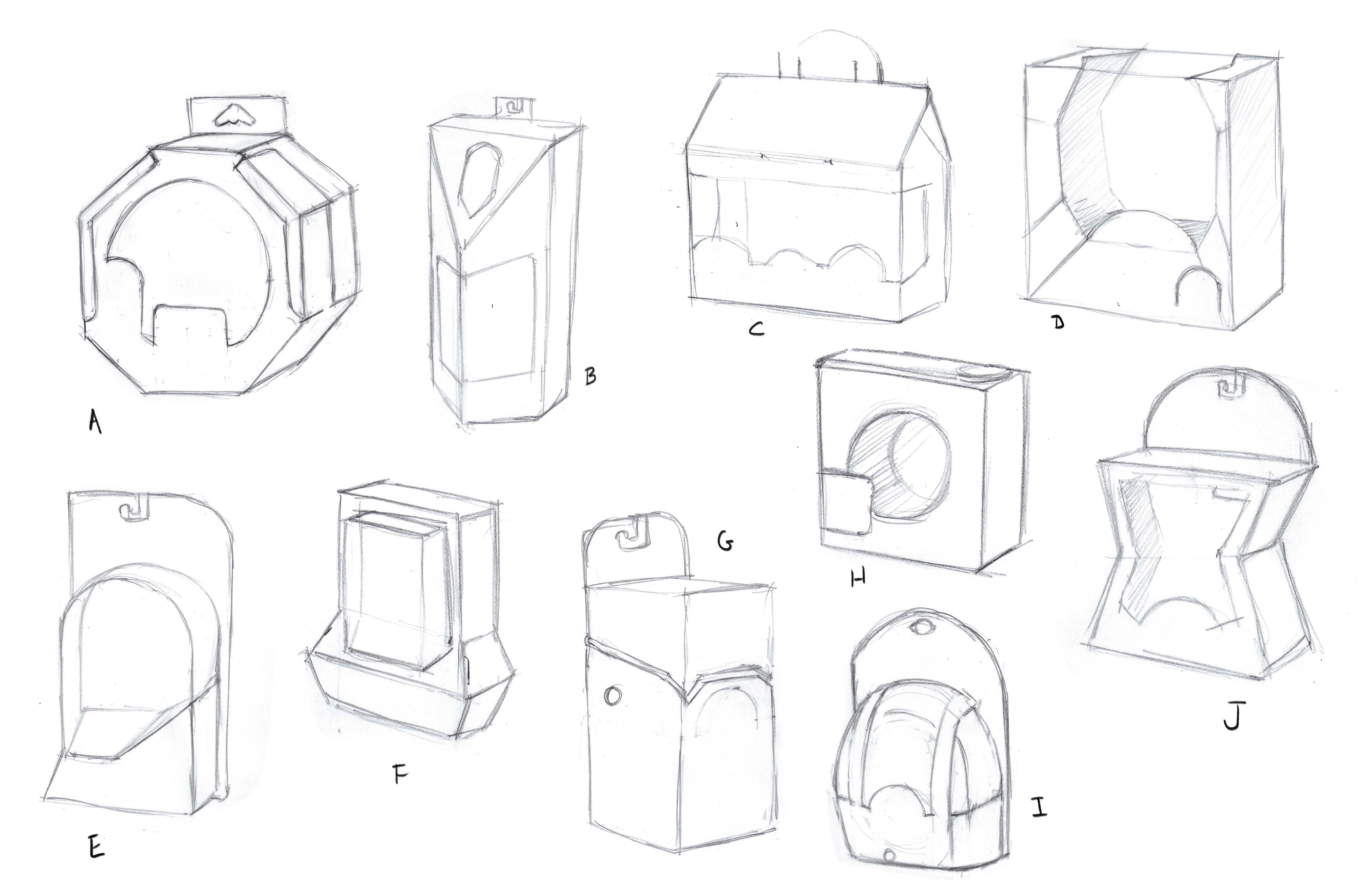 5100x3300 Concept Sketching Packaging - Packaging Sketches