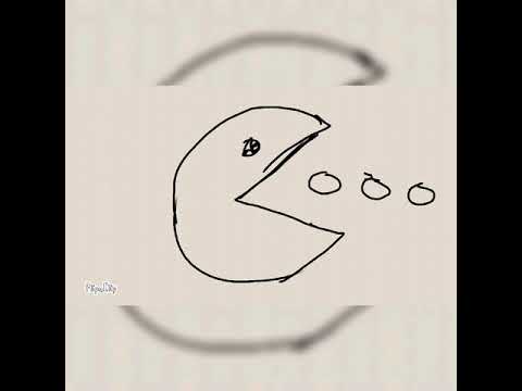 480x360 Pacman Sketch And Theme Song - Pacman Sketch
