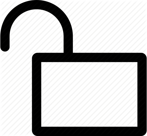 512x473 Access, Key, Open, Padlock, Protection, Sketch, Unlock Icon - Padlock Sketch