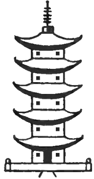 192x364 How To Draw A Cartoon Pagoda - Pagoda Sketch