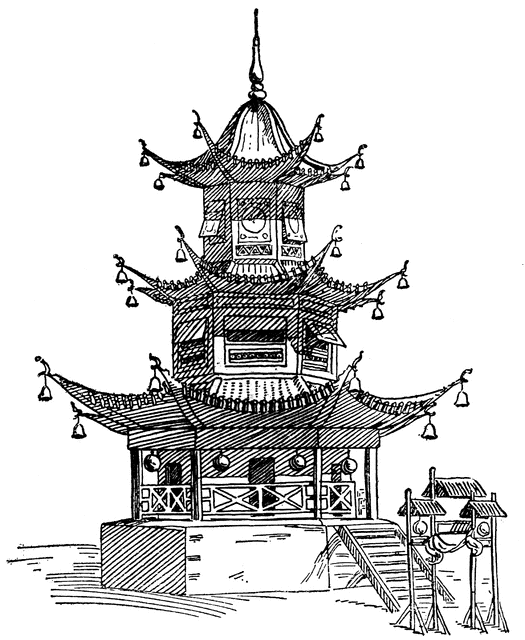 525x640 Japanese Pagoda Ddl In 2018 Drawings, Art And - Pagoda Sketch