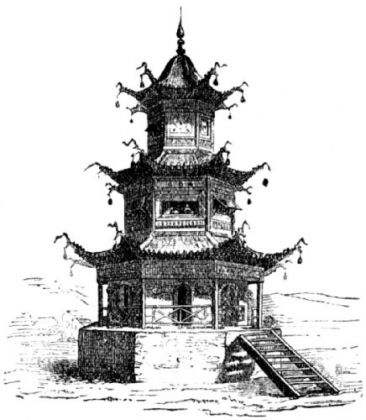 366x420 Pagoda - Pagoda Sketch