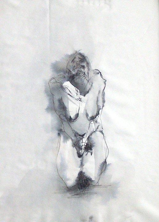 516x720 Pain Drawing By Nesli Sisli - Pain Sketch