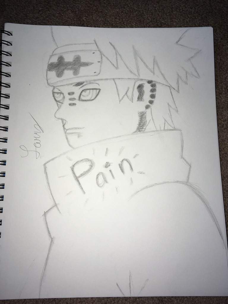 768x1024 Pain Sketch Anime Amino - Pain Sketch