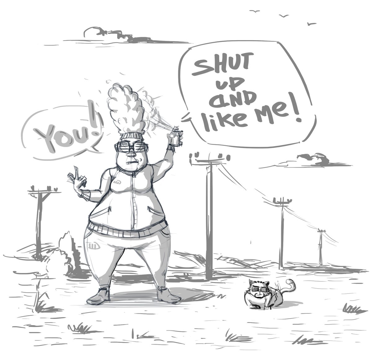 1200x1140 Artistinfamous On Twitter I Like This Grany, And You - Pain Sketch