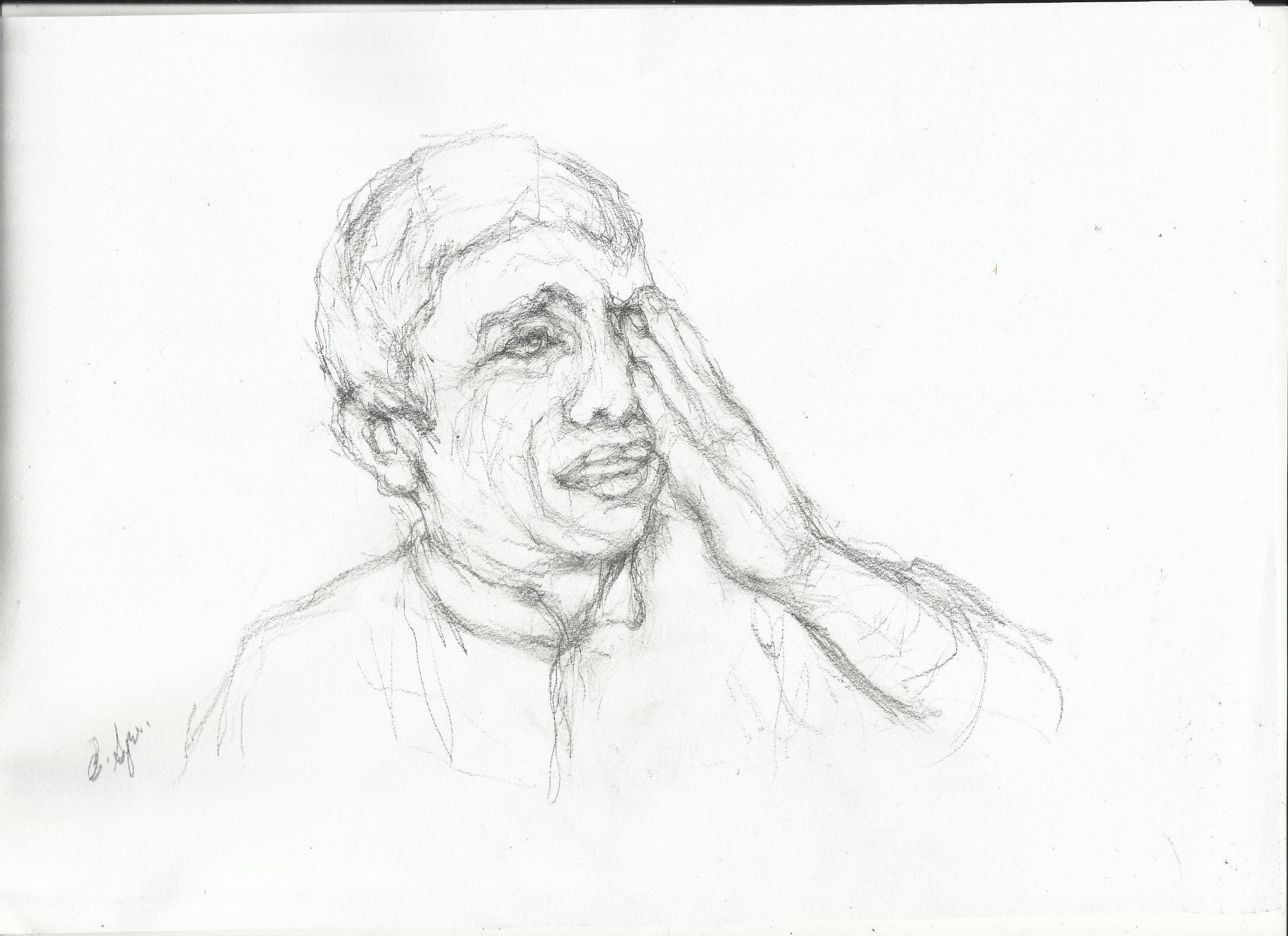 2338x1700 Pain Drawing Nightwithdeer - Pain Sketch