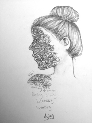 320x427 Pain Drawings On Paigeeworld. Pictures Of Pain - Pain Sketch