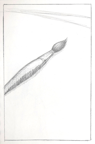 332x500 Paintbrush Sketch Camilla Barbosa Jefferson - Paint Brushes Sketch