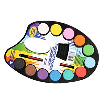 355x355 Solid Paint Palette Sketch Painting Art Supplies With A Small - Paint Palette Sketch