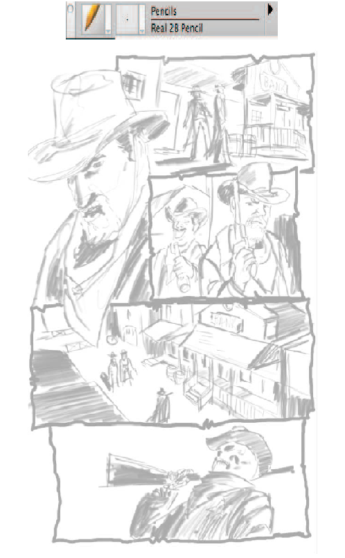 498x805 Drawing A Comic Book - Painter Sketch