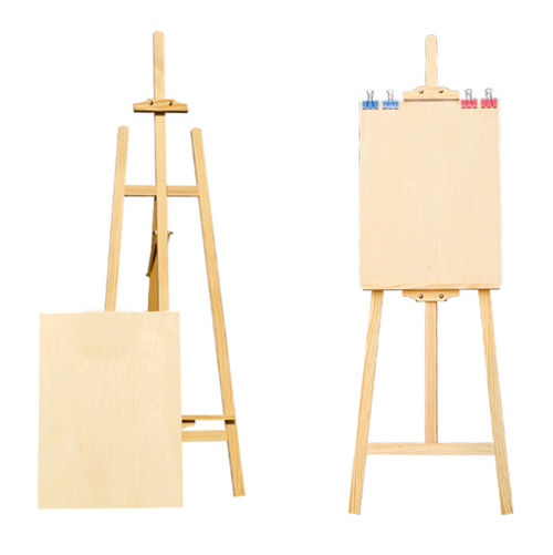 500x501 Ktaxon Adjustable Artist Wooden Durable Easel Stand Floor Studio - Painter Sketch
