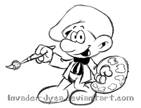 494x379 Sketch 16 - Painter Sketch