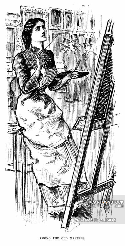 400x783 Sketches Vintage And Historic Cartoons - Painter Sketch