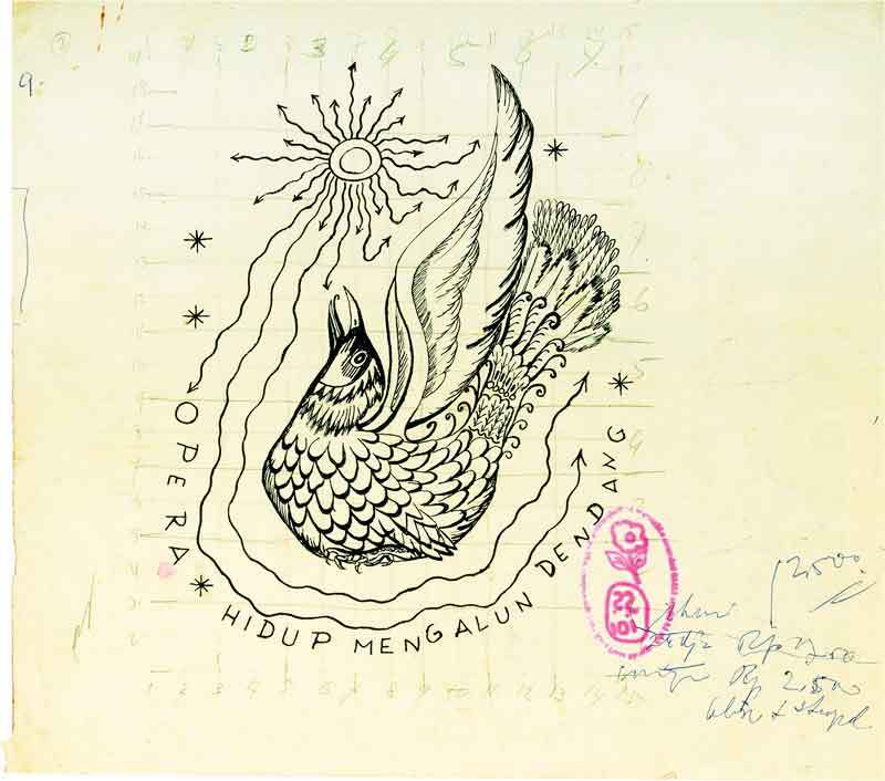 800x706 The Life Sketch Of Indonesian Painter S. Sudjojono Now! Jakarta - Painter Sketch