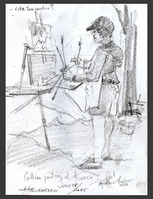 307x400 Art Plein Air Caught On Camera Painting! Tips And Suggestions - Painter Sketch