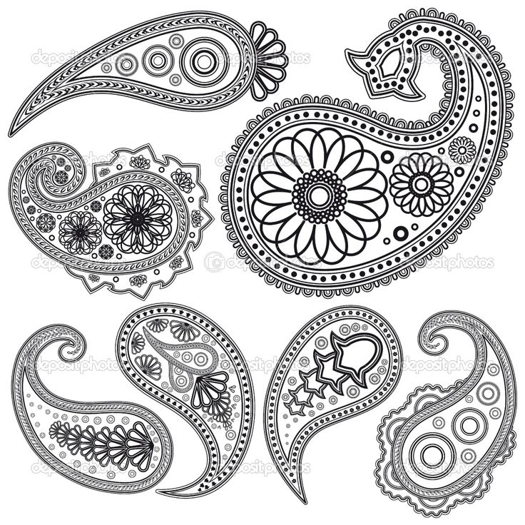 736x736 Paisley Drawing (12 Images) - Paisley Sketch