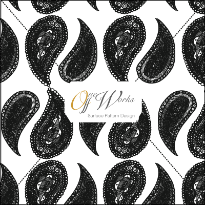 400x400 Copyright - Paisley Sketch