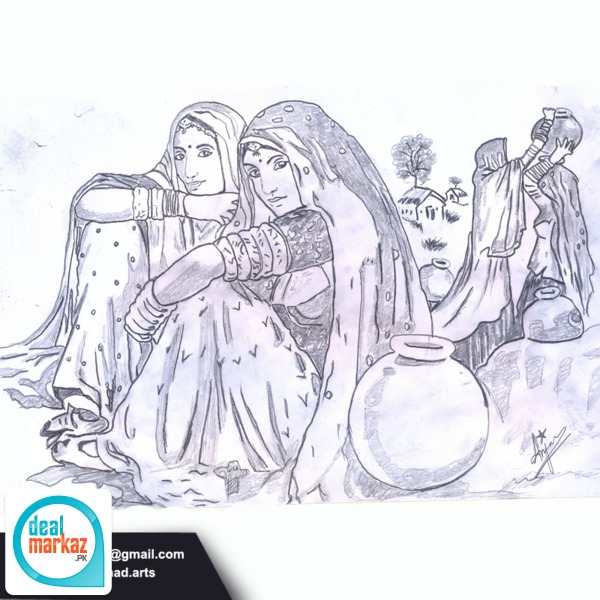 600x600 Culture Of Pakistan - Pakistan Sketch