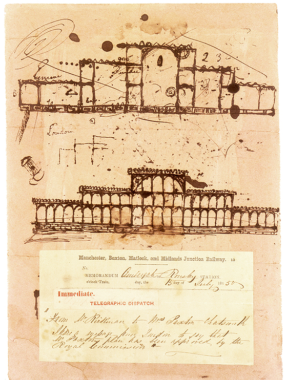 560x742 The Crystal Palace - Palace Sketch