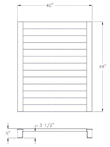 432x576 Archive Channel Style Aluminum Pallet Sketch - Pallet Sketch