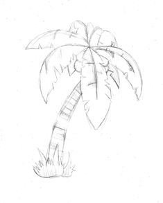 235x293 Great Sketch Of Palm Trees Beach Illustrations And Photography - Palm Sketch