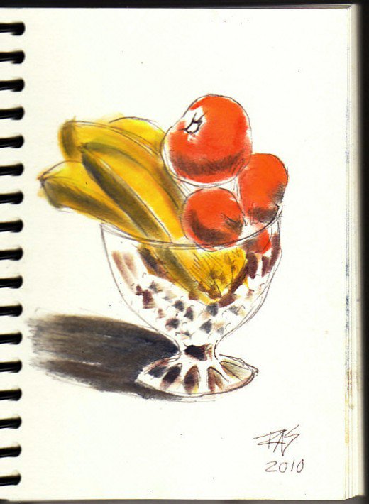 520x710 New Sketching Technique With Pan Pastels Feltmagnet - Pan Sketch