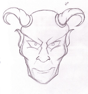 300x321 Pan Sketch By Fairyfart - Pan Sketch